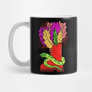 red boots Mug